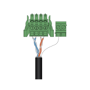 CTRL-BL-EU-01, COM cable, 100m