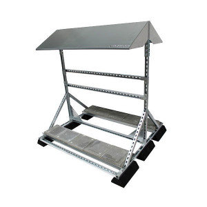 PVshelter Back2Back type 300HE Partly-Assembled