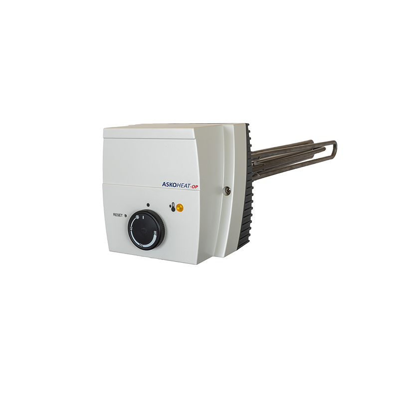 Screw-in heater AHIR-BI-OP-9.0, square housing