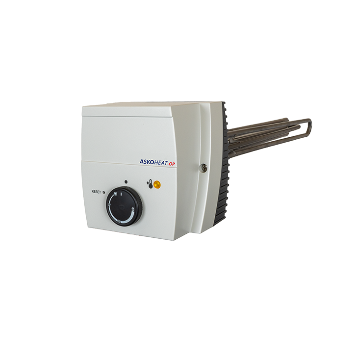 Screw-in heater AHIR-BI-OP-9.0, square housing