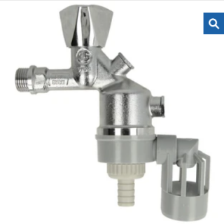 Tapkraan met terugstroombeveiliging