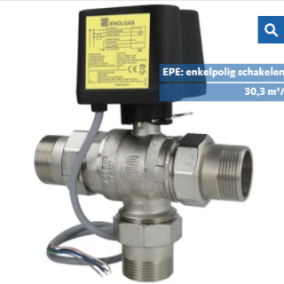 Gemotoriseerde kogelkraan 230V 1 1/4" US, L-boring