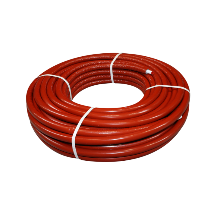 BONFIX 2003215 - Alu-pers meerlagenbuis + 6 mm isolatie rood - 26 x 3 mm (rol 50 meter)