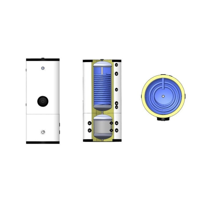 ALPS EXCLUSIVE WKB-HV-300/100L - Combinatieboiler 300/100L