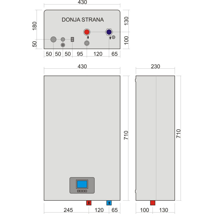 Mikoterm mTronic 7000 EU (18 kW) - Elektrische cv-ketel