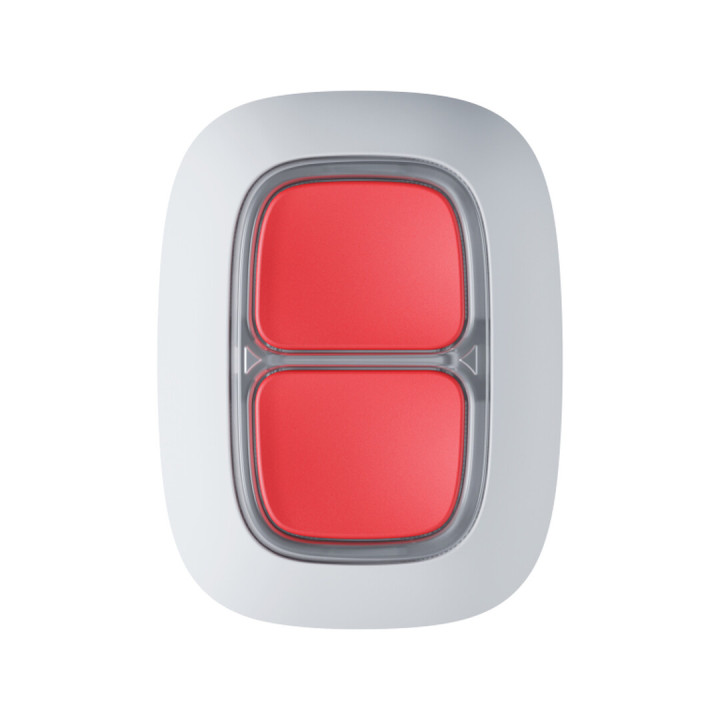 Ajax DoubleButton, wit, draadloze overvalknop