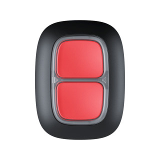 Ajax DoubleButton, zwart, draadloze overvalknop