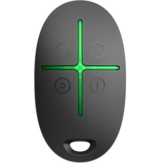 Ajax SpaceControl,zwart, draadloze afstandsbediening/overval