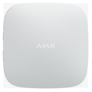 Ajax Hub 2, wit, met 2x GSM en IP communicatie