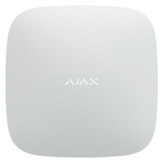 Ajax Hub 2 4G, wit, 2x GSM en IP communicatie