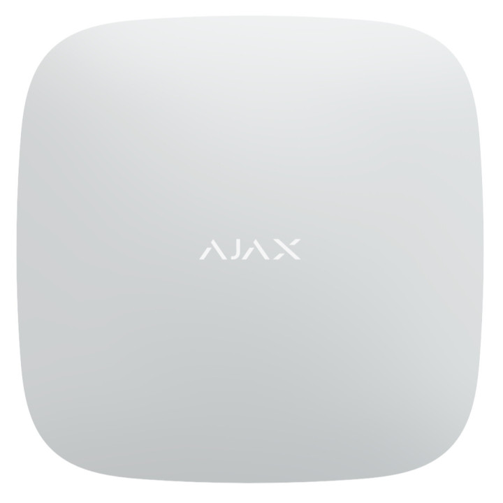 Ajax Hub 2 Plus, wit, met 2x GSM, IP en W