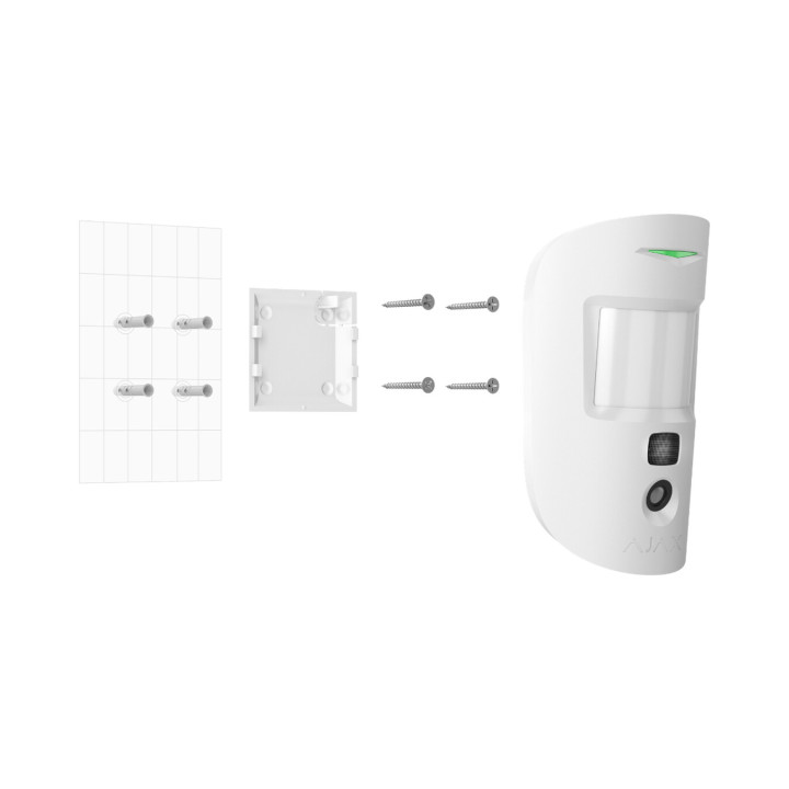 Ajax MotionCam, wit, draadloze PIRCAM