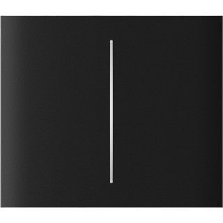 Ajax CenterButton (2-gang) zwart verticaal