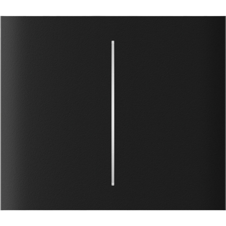 Ajax CenterButton (2-gang) zwart verticaal