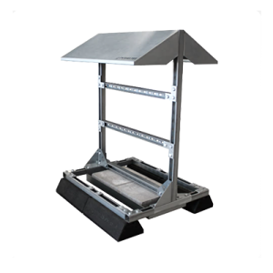 PVshelter Back2Back type 150 Partly-Assembled