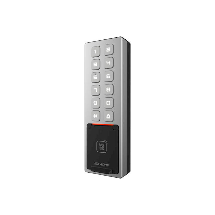 DS-K1T805MBFWX , Access control terminal met vingerprint