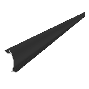 InsertionRail 2.0 Cover 40, 2.85 m black