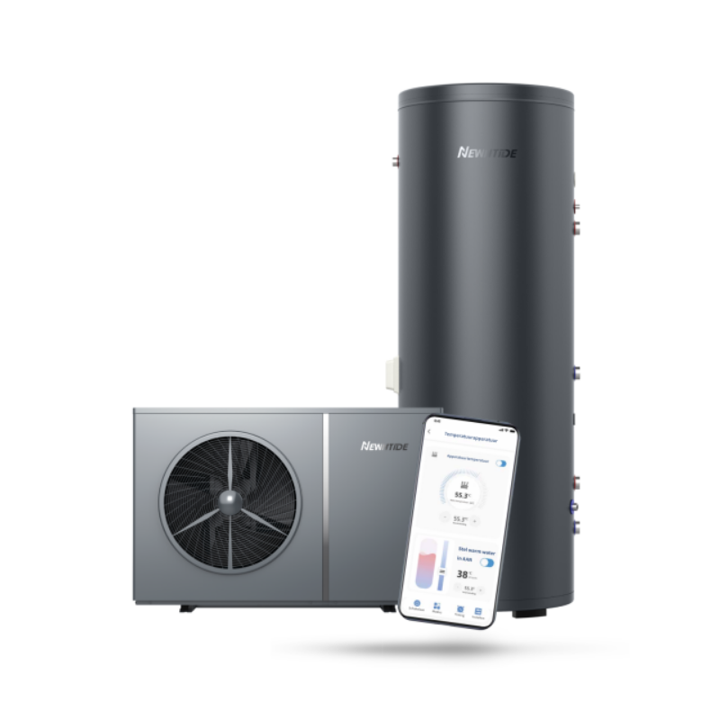 Warmtepomp pakket 4.5 ~ 12.74 KW Warmwateropslag 250L