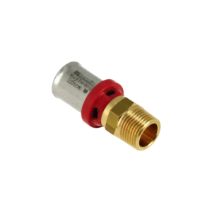 BONFIX 2000210 - Perskoppeling recht - Messing - 16 x 1/2" G M