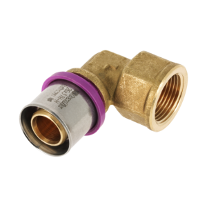 BONFIX 2001145 - Perskoppeling knie 90° - Messing - 26 x 3/4" G F