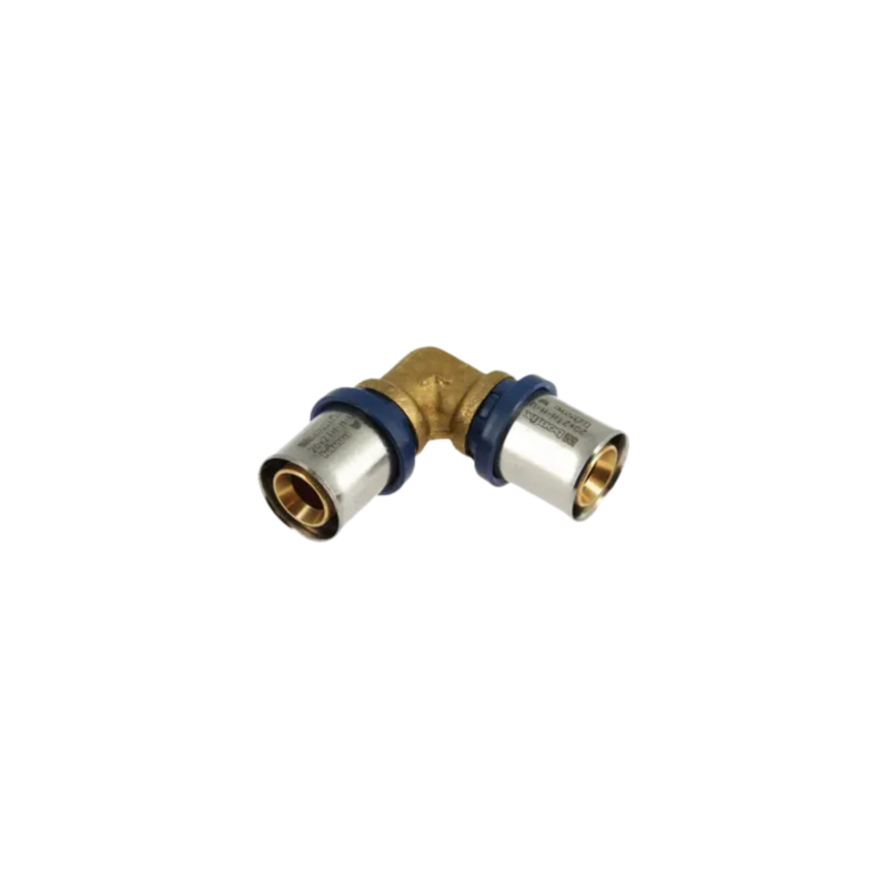 BONFIX 2000915 - Perskoppeling hoek 90° - Messing - 20 x 20 mm