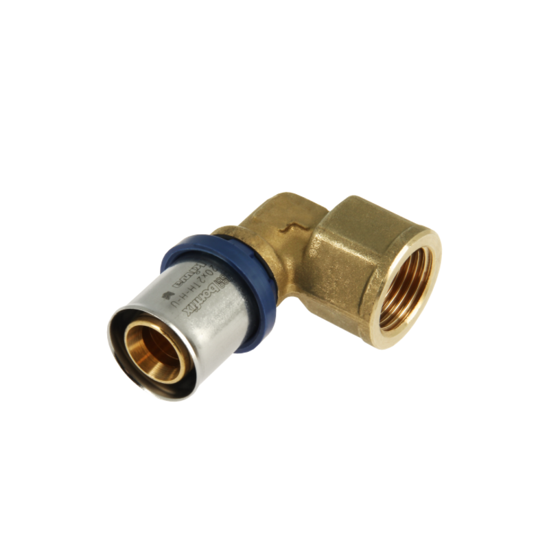 BONFIX 2001115 - Perskoppeling knie 90° - Messing - 20 x 1/2'' G F