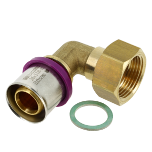 BONFIX 2002115 - Perskoppeling knie 90° - Messing - 26 x 3/4'' G F