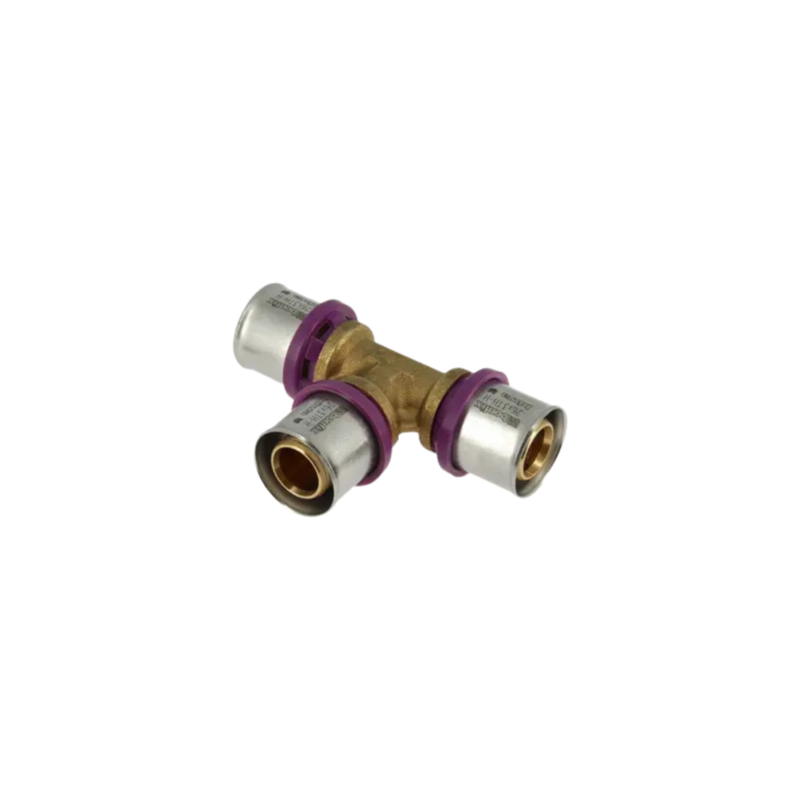 BONFIX 2000525 - Perskoppeling - Messing - T-stuk - 26 x 26 x 26 mm