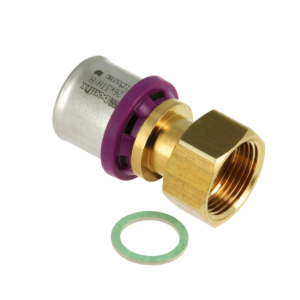 BONFIX 2002030 - Perskoppeling recht - Messing - 26 x 3/4'' G F