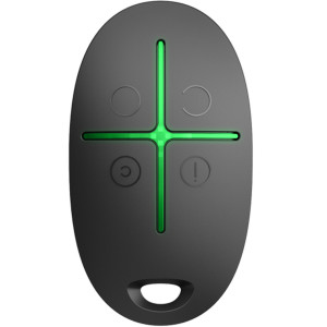 Ajax SpaceControl,zwart, draadloze afstandsbediening/overval