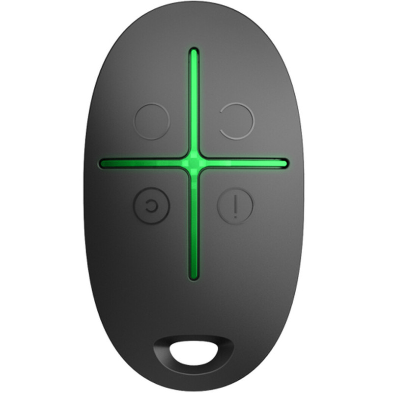 Ajax SpaceControl,zwart, draadloze afstandsbediening/overval