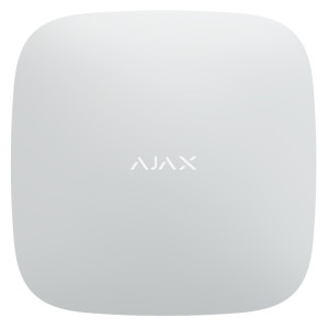 Ajax Hub, wit, met GSM en IP communicatie