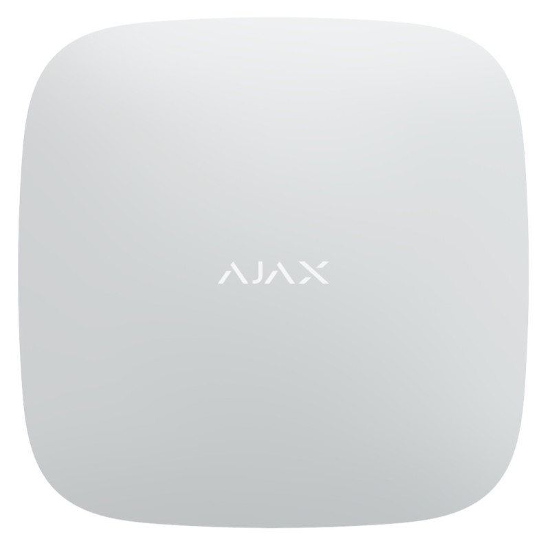 Ajax Hub 2 Plus, wit, met 2x GSM, IP en W
