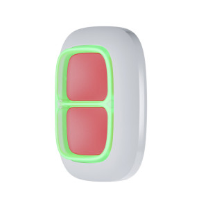 Ajax DoubleButton, wit, draadloze overvalknop