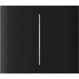 Ajax CenterButton (2-gang) zwart verticaal