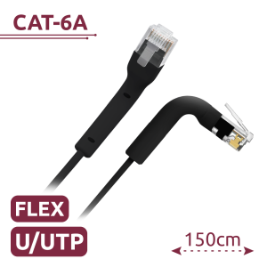 UTP6A-FLEX-150BK