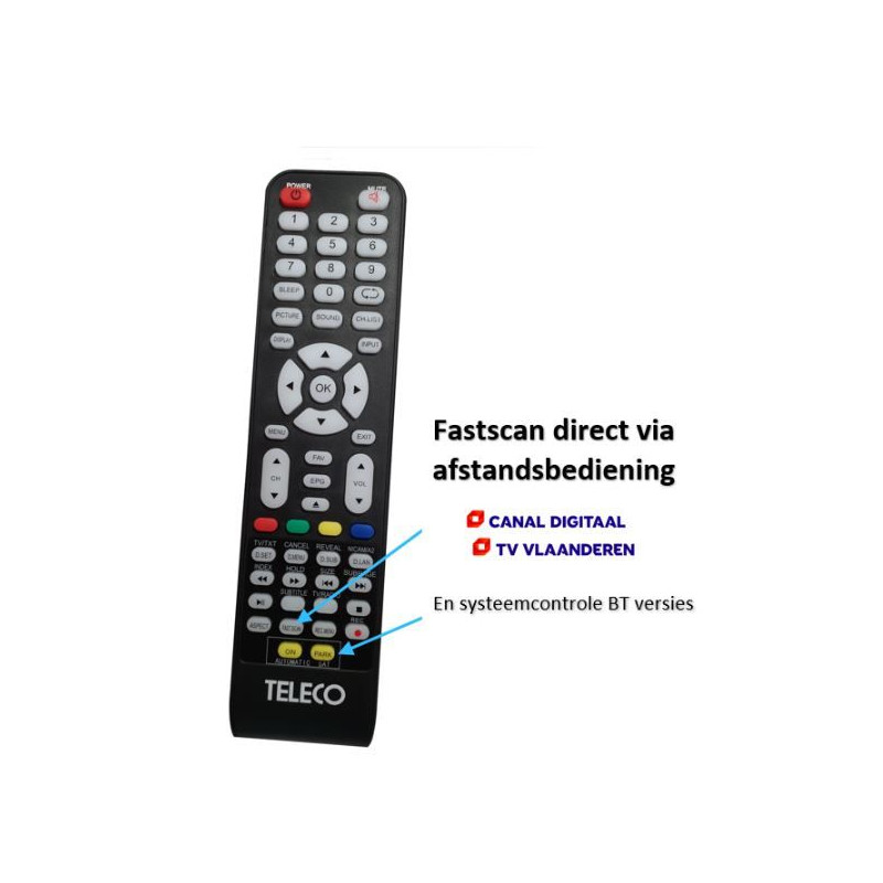 Teleco REMOTE CONTROL FOR TV TEK W9 ANDROID SMART,Teleco REMOTE CONTROL FOR TV TEK W9 ANDROID SMART