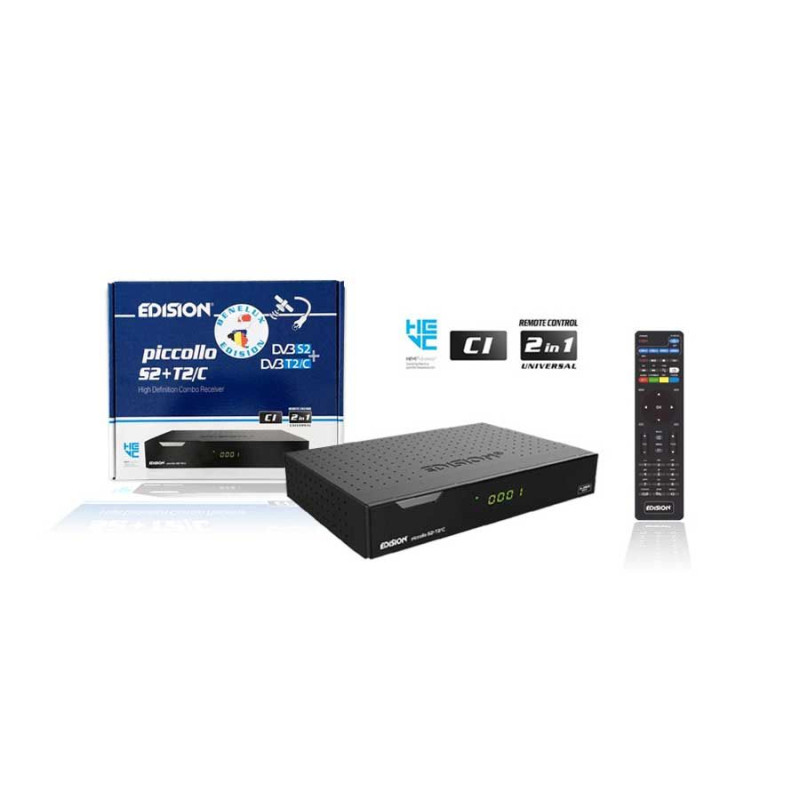 Edision Piccollo BNL Combo S2+T2/C SC/CI+, USB PVR, M7/Ziggo,Edision Piccollo BNL Combo S2+T2/C SC/CI+, USB PVR, M7/Ziggo