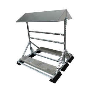 PVshelter Back2Back type 300HE Partly-Assembled