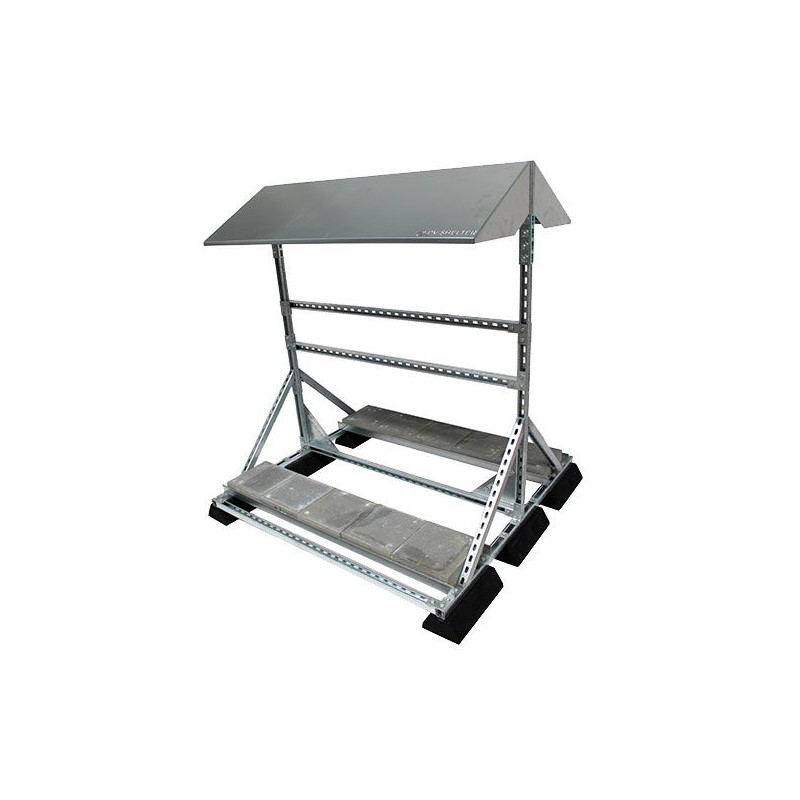 PVshelter Back2Back type 300HE Partly-Assembled