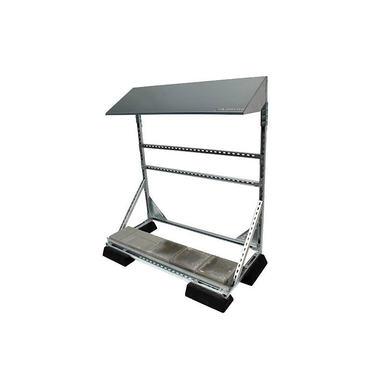 PVshelter Wall Floor type 150HE Partly-Assembled