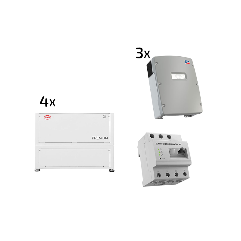 B-BOX LVL 2021 15,4 (4 pcs./61,44 kWh) + 3x SI 6.0