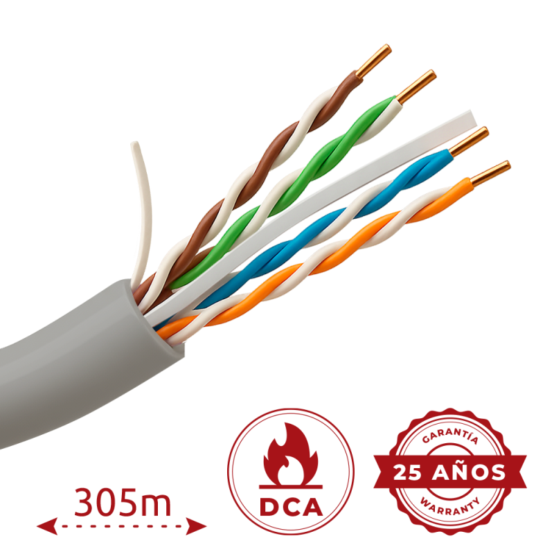 UV-UTP6-300-BC24AWG-DCA-B-W