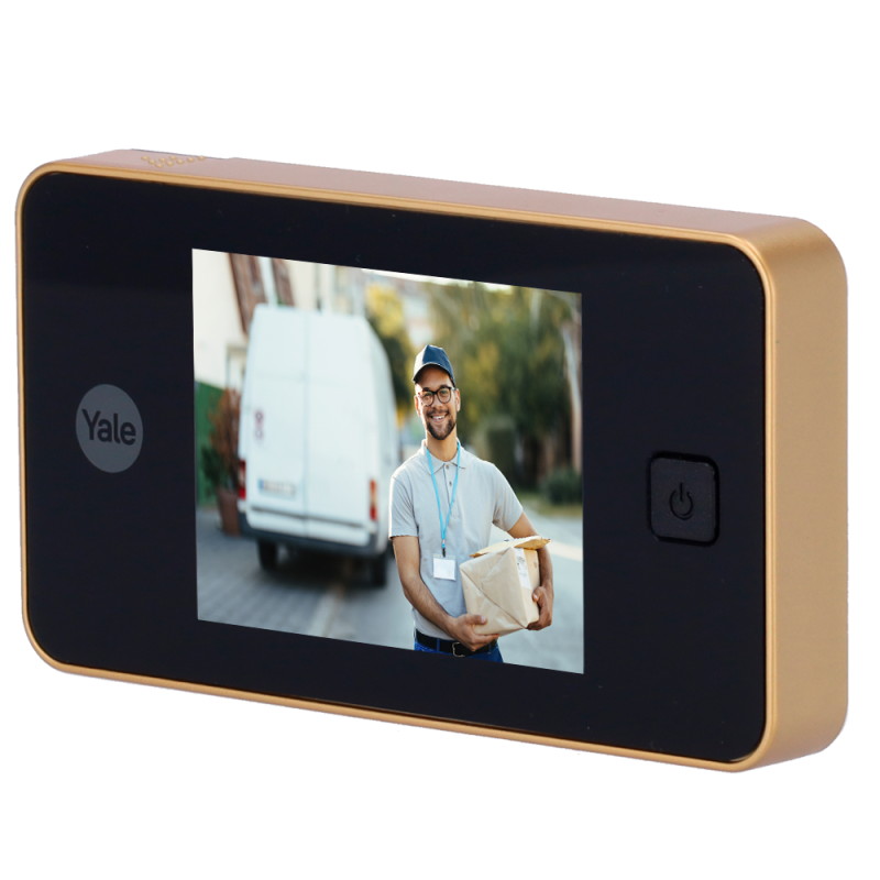 YALE-DOORVIEWER500-GOLD