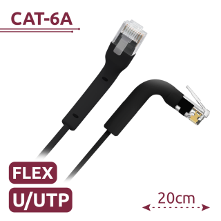 UTP6A-FLEX-02BK