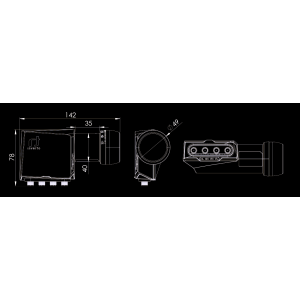 Inverto IDLP-QDL413-PREMU-OPN Quad PLL LNB Premium