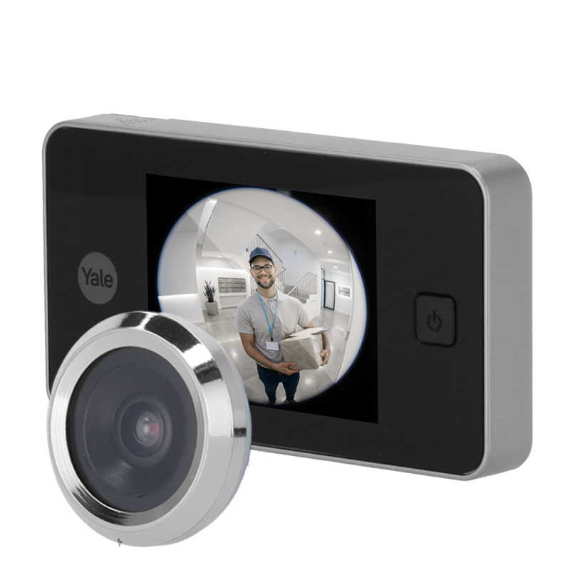 YALE-DOORVIEWER500-SILVER