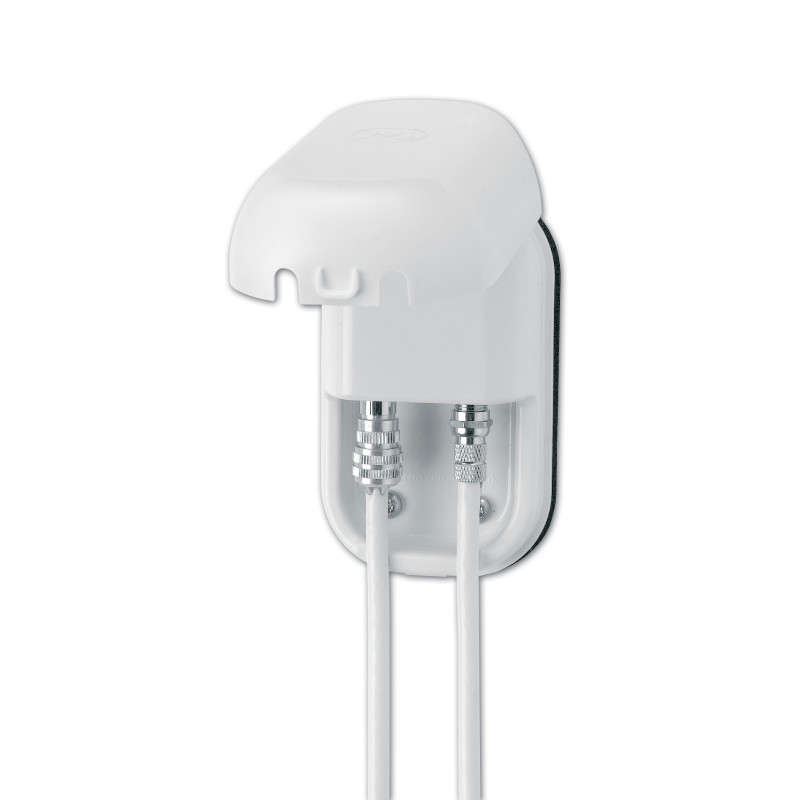 Maxview B2008 Twin WCD F+IEC Connector Wit