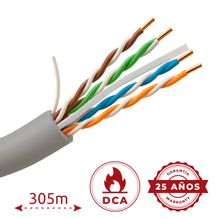UV-UTP6-300-BC24AWG-DCA-B-W
