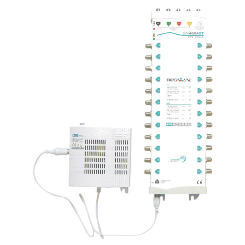 Fracarro SWI4524DT Multiswitch 5 in 24 uit opop